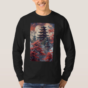 Japanese Temple Shrine Spirituality T-Shirt