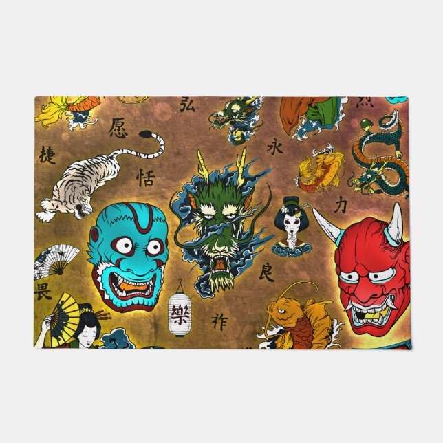 Japanese Theme Doormat (Front)