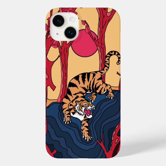 Japanese Tiger Case-Mate iPhone Case (Back)