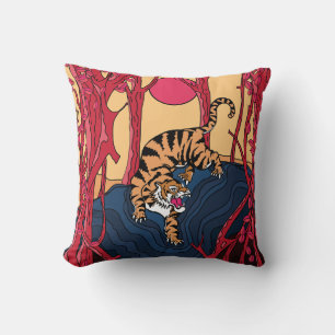 Japanese Tiger Cushion