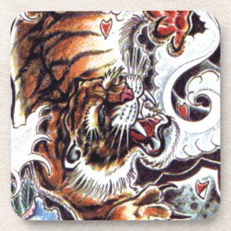 Japanese Tiger Tattoo Coaster