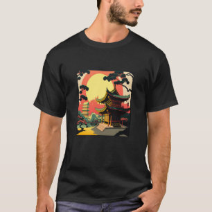 Japanese Tokyo Asian inspired retro 60u2019s style T-Shirt