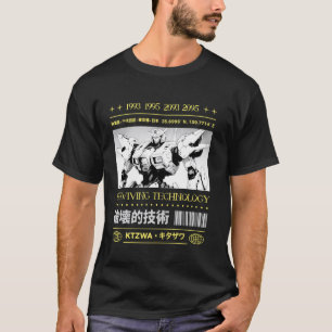 Japanese Tokyo Cyberpunk Art Streetwear Anime Grap T-Shirt