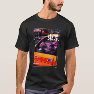 Japanese Tokyo Cyberpunk Art Streetwear Retro Grap T-Shirt