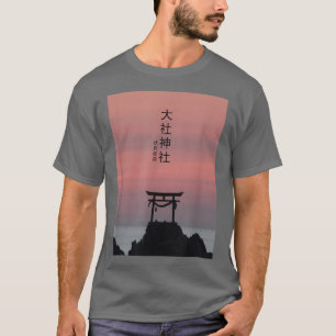 Japanese Torii Arch Streetwear Vaporwave Aesthetic T-Shirt