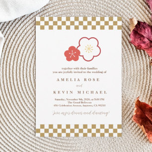 Japanese Touch Bridal Invitation