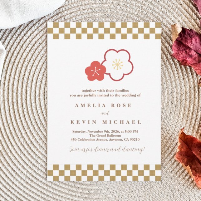 Japanese Touch Bridal Invitation (Creator Uploaded)