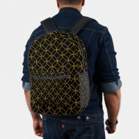Japanese Traditional Design1 -SHIPPO- Black&Gold