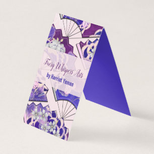 Japanese Traditional Fans ART EVENT Business Card