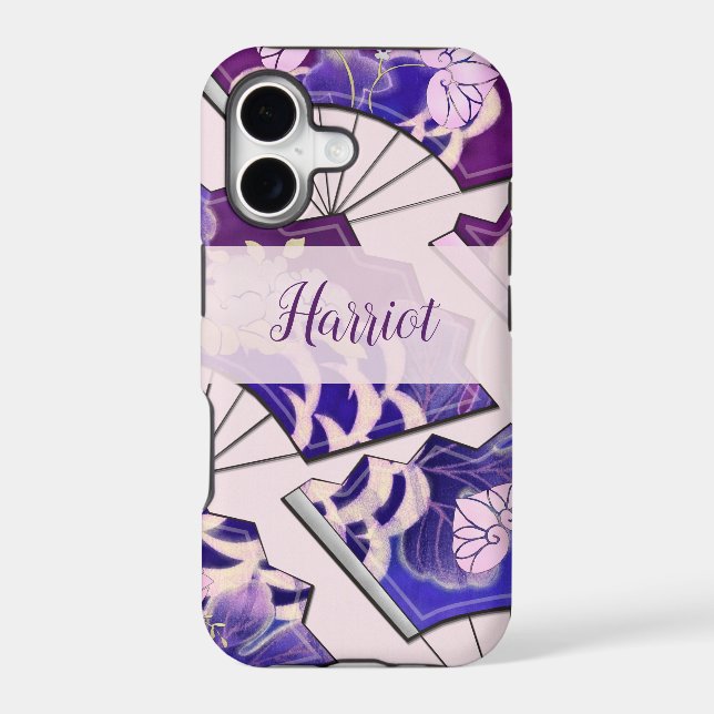 Japanese Traditional Fans CUSTOM NAME (Back)