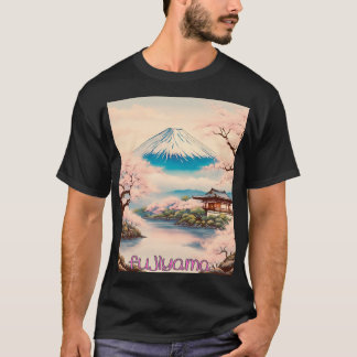 Japanese Traditional Fujiyama Ukiyo-e Mount Fuji T-Shirt