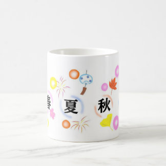 Japanese Traditional Spring Summer Fall Winter Coffee Mug