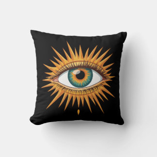 Japanese Traditional Tigers in Tropical Botanicals Cushion