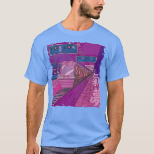 Japanese Train Station Japan  T-Shirt