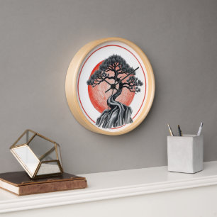 Japanese Tree Clock