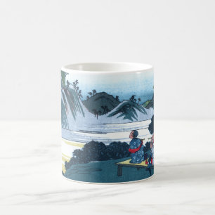 Japanese Ukiyo-e of the Fudesute Mountain Coffee Mug
