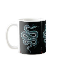 Japanese ukiyo e style snake art