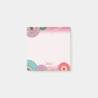 Japanese Umbrellas and Cherry Blossom Personalised