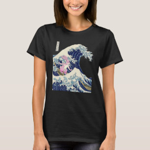 Japanese Vaporwave Aesthetic 90s Art Kanagawa Wave T-Shirt