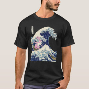 Japanese Vaporwave Aesthetic 90s Art Kanagawa Wave T-Shirt