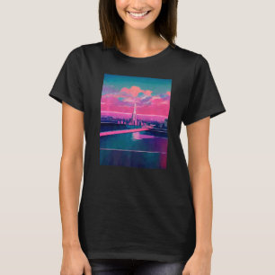 Japanese Vaporwave Asian Inspired Neon retro 80u20 T-Shirt