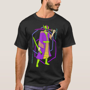 Japanese Vaporwave Cyberpunk Samurai Ronin Warrior T-Shirt