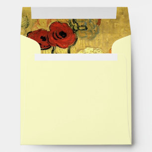 Japanese Vase, Roses, Anemones by Vincent van Gogh Envelope