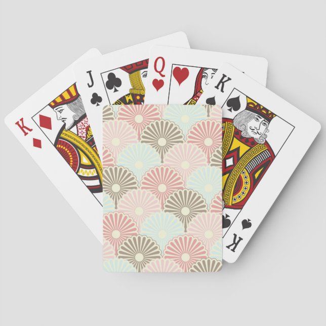 Japanese vintage pattern playing cards (Back)