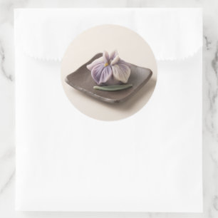 Japanese Wagashi Art Classic Round Sticker