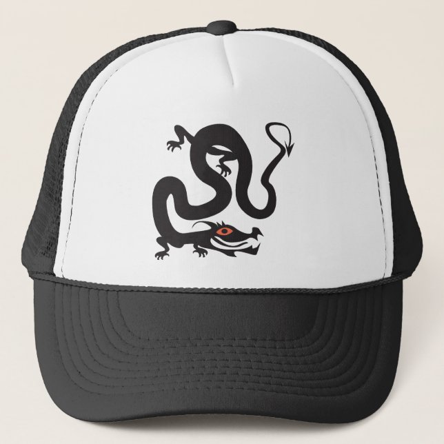 Japanese Walking Snake Trucker Hat (Front)