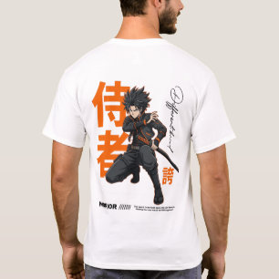 Japanese Warrior Streetwear Action Design  Main Ta T-Shirt