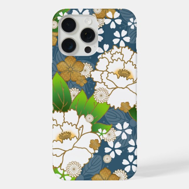 japanese washi pattern iPhone case (Back)