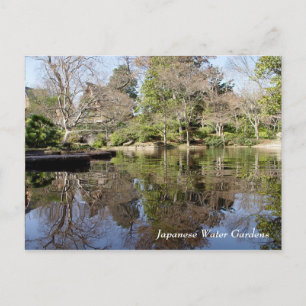 Japanese Water Gardens, Fort Worth Texas Postcard