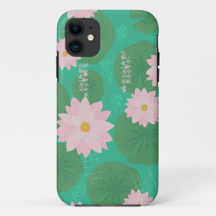 Japanese water lily pattern  Case-Mate iPhone case