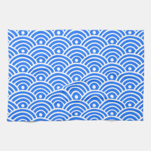 Japanese Water Wave  Tea Towel