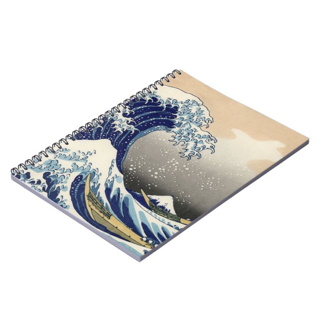 Japanese wave notebook (Left Side)
