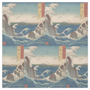 Japanese Waves Naruto Whirlpool Artwork Fabric
