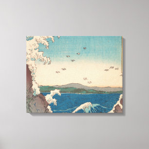 Japanese Waves Naruto Whirlpool Ocean Artwork Canvas Print