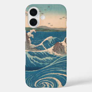 Japanese Waves Naruto Whirlpool Ocean Artwork iPhone 16 Case