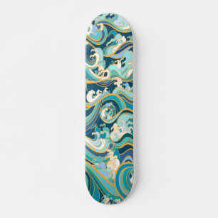 Japanese waves skateboard