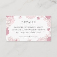 Japanese Wedding Pink Floral Asian