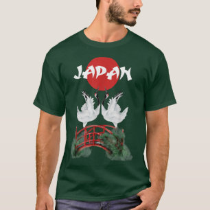 Japanese White Crane Japan  T-Shirt
