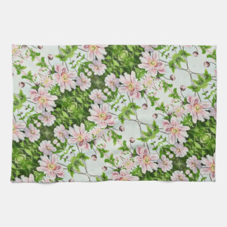 Japanese Windflowers - Tea Towel