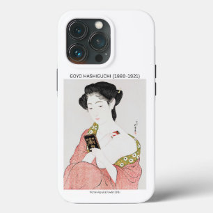Japanese woman applying powder - Goyō Hashiguchi iPhone 13 Pro Case
