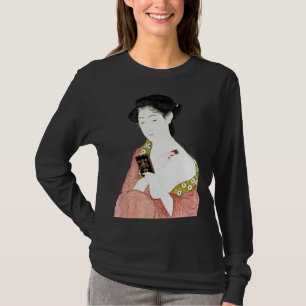Japanese Woman Beautiful Geisha Japanese painting T-Shirt