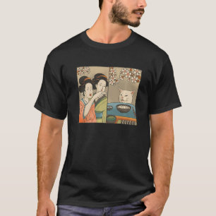 Japanese Woman Cat Meme Mad Yelling T-Shirt