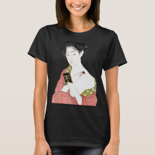 Japanese Woman Geisha Shin hanga Ukiyo e Japanese  T-Shirt