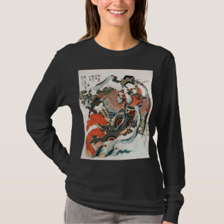 Japanese Woman Playing Flute T-Shirt