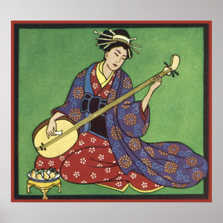 Japanese Woman Poster