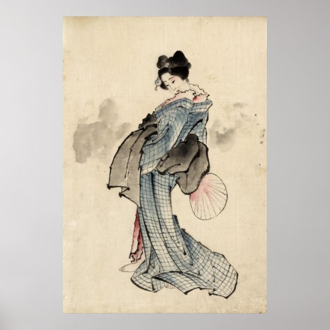 Japanese woman Print (Front)
